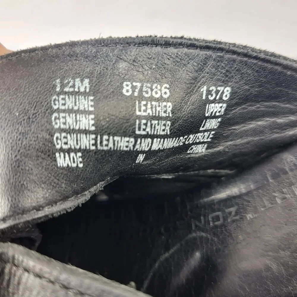 Vintage Timberland Smart Leather Slide Sandals Slip On Men's Size 12M Black